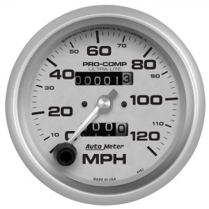 Autometer 4492 Ultra-Lite In-Dash Mechanical Speedometer - All