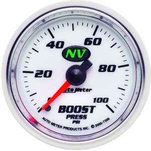 Autometer 7306 Nv Mechanical Boost Gauge - All