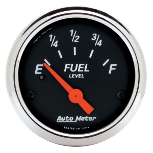 Autometer 1424 Designer Black Fuel Level Gauge - All