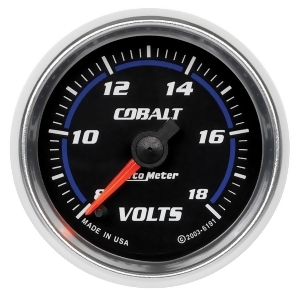 Autometer 6191 Cobalt Electric Voltmeter Gauge - All