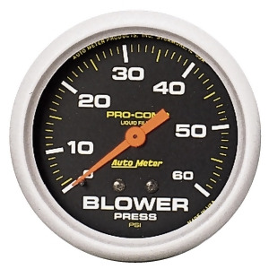 Autometer 5402 Pro-Comp Liquid-Filled Mechanical Blower Pressure Gauge - All