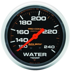 Autometer 5432 Pro-Comp Liquid-Filled Mechanical Water Temperature Gauge - All