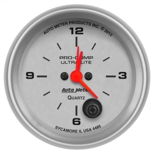 Autometer 4485 Ultra-Lite Clock - All