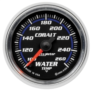 Autometer 6155 Cobalt Electric Water Temperature Gauge - All