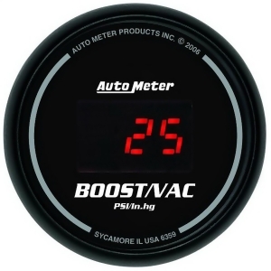 Autometer 6359 Sport-Comp Digital Boost/Vacuum Gauge - All