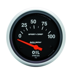 Autometer 3522 Sport-Comp Electric Oil Pressure Gauge - All