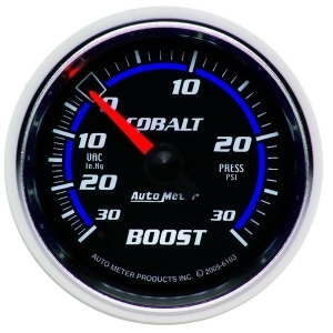 Autometer 6103 Cobalt Mechanical Boost/Vacuum Gauge - All