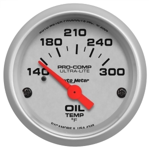 Autometer 4348 Ultra-Lite Electric Oil Temperature Gauge - All