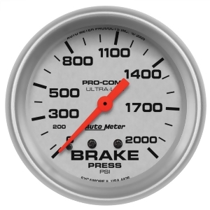 Autometer 4426 Ultra-Lite Mechanical Brake Pressure Gauge - All