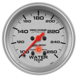 Autometer 4454 Ultra-Lite Electric Water Temperature Gauge - All