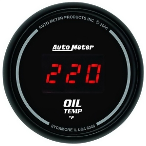 Autometer 6348 Sport-Comp Digital Oil Temperature Gauge - All