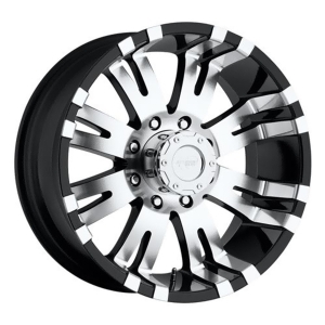 Pro Comp Alloy 8101-7883 Xtreme Alloys Series 8101 Gloss Black w/Machined Finish - All