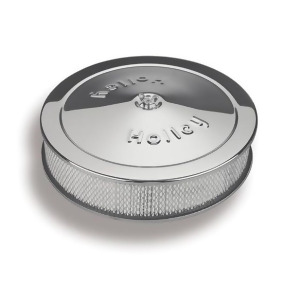 Holley Performance 120-102 Chrome Round Air Cleaner - All