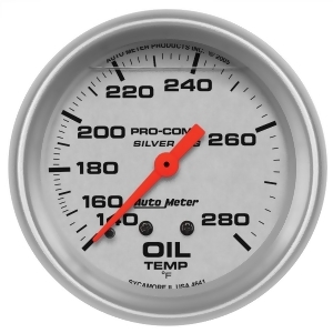 Autometer 4641 Ultra-Lite LFGs Oil Temperature Gauge - All