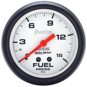 Autometer 5813 Phantom Mechanical Fuel Pressure Gauge - All