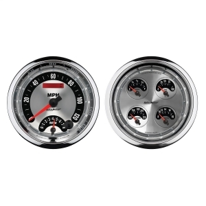Autometer 1205 American Muscle Quad Gauge/Tach/Speedo Kit - All