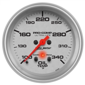 Autometer 4440 Ultra-Lite Electric Oil Temperature Gauge - All