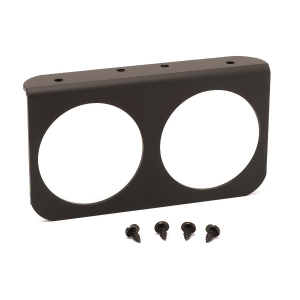 Autometer 3232 Mounting Solutions Black Aluminum Gauge Panel - All