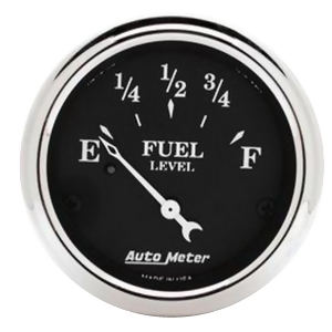 Autometer 1717 Old Tyme Black Fuel Level Gauge - All