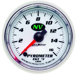 Autometer 7344 Nv Electric Pyrometer Gauge Kit - All