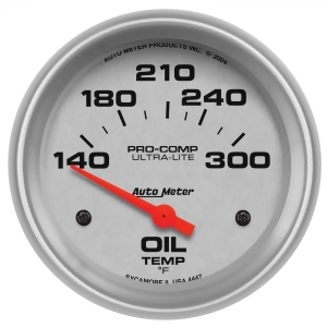 Autometer 4447 Ultra-Lite Electric Oil Temperature Gauge - All