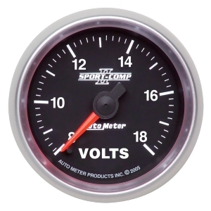Autometer 3691 Sport-Comp Ii Electric Voltmeter Gauge - All