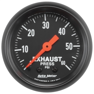 Autometer 2611 Z-Series Exhaust Pressure Gauge - All