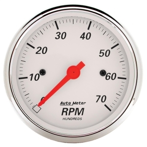Autometer 1398 Arctic White Electric Tachometer - All