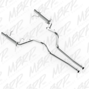 Mbrp Exhaust S7264al Installer Series Cat Back Exhaust System Fits 11-14 Mustang - All