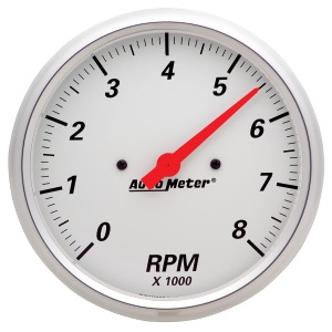 Autometer 1399 Arctic White Electric Tachometer - All