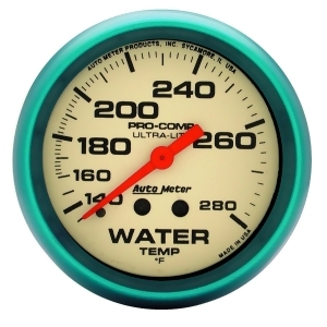 Autometer 4535 Ultra-Nite Water Temperature Gauge - All