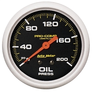 Autometer 5422 Pro-Comp Liquid-Filled Mechanical Oil Pressure Gauge - All