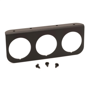 Autometer 2238 Mounting Solutions Black Aluminum Gauge Panel - All