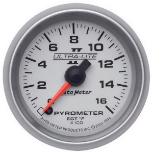 Autometer 4944 Ultra-Lite Ii Electric Pyrometer Gauge Kit - All