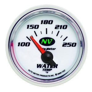 Autometer 7337 Nv Electric Water Temperature Gauge - All