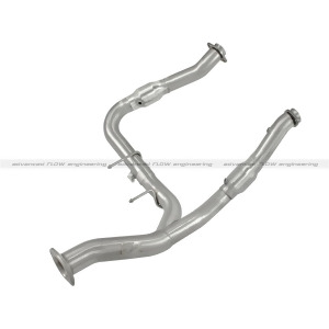 Afe Power 48-43006 Twisted Steel; Y-Pipe Exhaust System Fits 11-14 F-150 - All