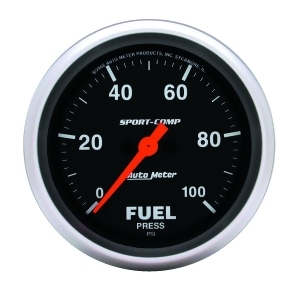 Autometer 3563 Sport-Comp Electric Fuel Pressure Gauge - All