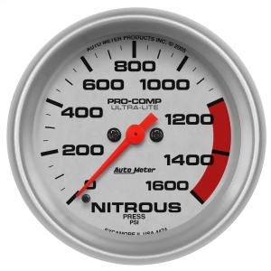 Autometer 4474 Ultra-Lite Electric Nitrous Pressure Gauge - All