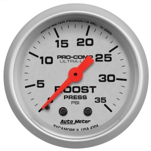 Autometer 4304 Ultra-Lite Mechanical Boost Gauge - All