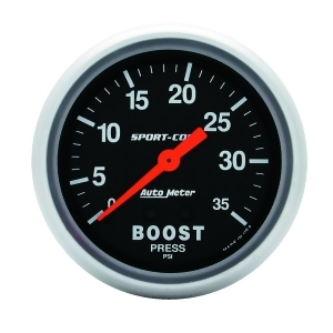 Autometer 3404 Sport-Comp Mechanical Boost Gauge - All