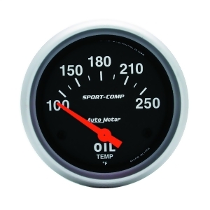 Autometer 3542 Sport-Comp Electric Oil Temperature Gauge - All