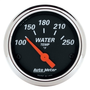 Autometer 1436 Designer Black Water Temperature Gauge - All