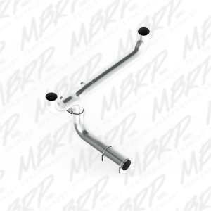 Mbrp Exhaust Ut6001 Smokers T Pipe Single Exhaust Pipe Kit - All