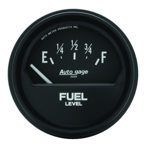 Autometer 2315 Autogage Fuel Level Gauge - All