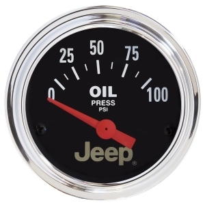Autometer 880240 Jeep Electric Oil Pressure Gauge - All