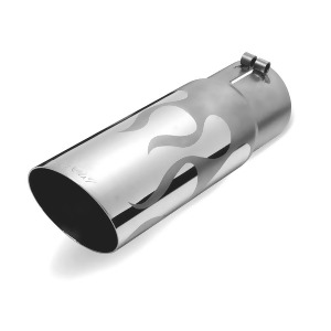 Gibson Performance 500335 Polished Stainless Steel Exhaust Tip - All