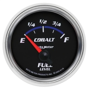 Autometer 6116 Cobalt Electric Fuel Level Gauge - All