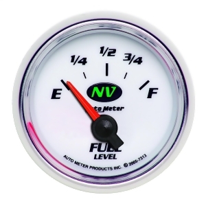 Autometer 7313 Nv Electric Fuel Level Gauge - All