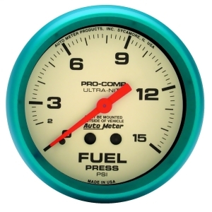 Autometer 4511 Ultra-Nite Mechanical Fuel Pressure Gauge - All