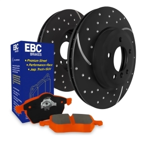 Ebc Brakes S8kf1022 S8 Kits Orangestuff and Gd Rotors - All
